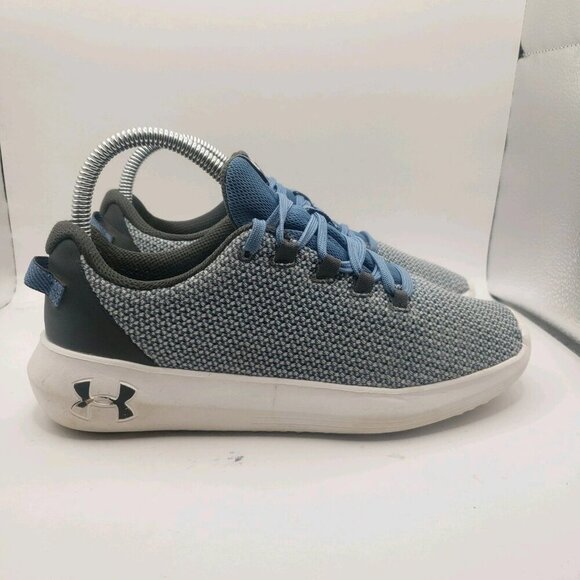 Under Armour Womens Ripple 3021187-404 Gray Blue Running Shoes Sneakers Size 7.5 - Picture 1 of 7